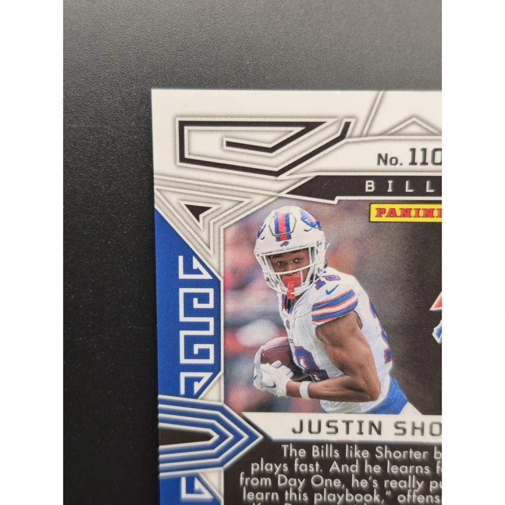 2023 Panini Obsidian Justin Shorter #110 Purple Electric Etch /75 Buffalo Bills